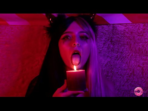 ❤️ Broche apaixonado de Succubus Sexy com preenchimento da boca ❤ Porno fodido em nós ❌
